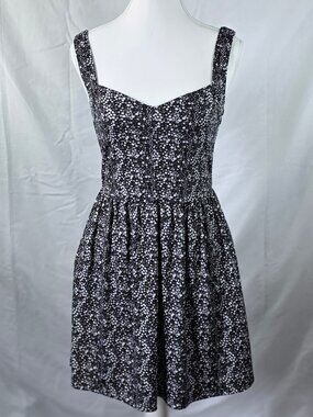 BeBop Womens Black / White Mini Sleeveless Dress Size M